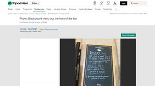 
                            11. Blackboard menu out the front of the bar - Picture of Gozatu, Bilbao ...