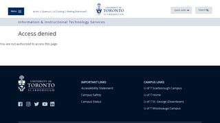 
                            1. Blackboard Portal | Information & Instructional Technology ... - UTSC