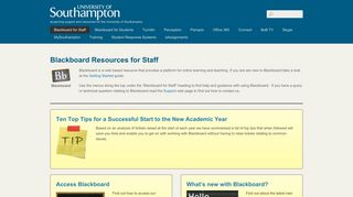 
                            12. Blackboard Resources for Staff – eLearning Support and Resources