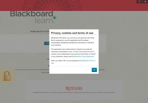 
                            8. Blackboard - Rutgers Blackboard - Rutgers University