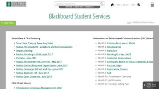 
                            1. Blackboard Student Services - Ivy Tech Community College of Indiana