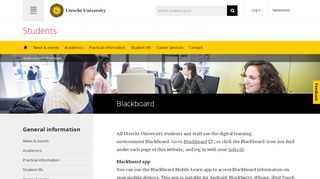 
                            3. Blackboard - Students | Universiteit Utrecht