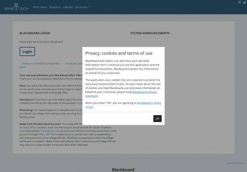 
                            11. Blackboard - Wake Tech