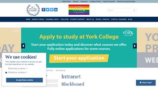 
                            12. Blackboard - York College