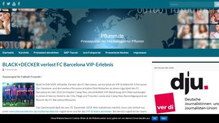 
                            9. BLACK+DECKER verlost FC Barcelona VIP-Erlebnis | Presseportal ...