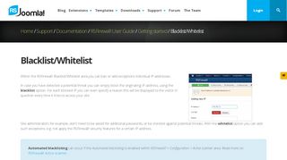 
                            10. Blacklist/Whitelist - RSJoomla!