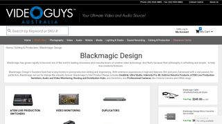 
                            6. Blackmagic Design | Videoguys Australia