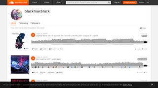 
                            4. blackmaxblack's likes on SoundCloud