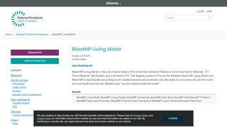 
                            13. BlackMP Living Water | The Natural Products Brands ...