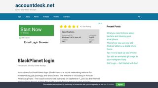 
                            6. BlackPlanet login - www.blackplanet.com - Account sign in