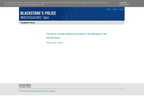 
                            7. Blackstones Police Investigators :: Welcome