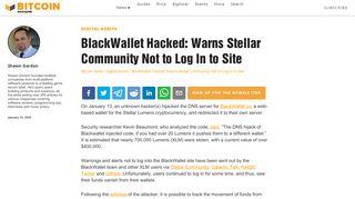 
                            10. BlackWallet Hacked: Warns Stellar Community Not to Log ...