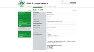 
                            7. Blad nr. V 8558 - MBK - Malerfagligt Behandlingskatalog - BJ