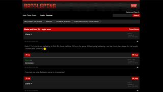 
                            6. Blade and Soul EU - login error - Battleping