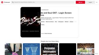 
                            12. Blade and Soul OST - Login Screen Theme by Chae Ho Shin on ...