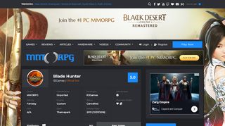 
                            2. Blade Hunter - MMORPG.com