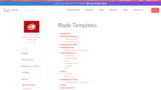 
                            5. Blade Templates - Laravel - The PHP Framework For Web Artisans