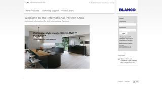 
                            3. BLANCO: Welcome to the International Partner Area