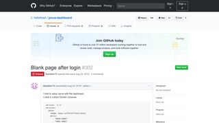 
                            10. Blank page after login · Issue #302 · hellofresh/janus-dashboard · GitHub