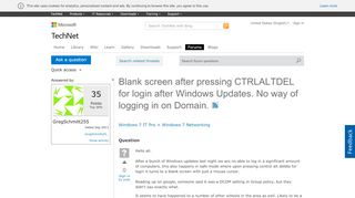 
                            13. Blank screen after pressing CTRLALTDEL for login after Windows ...