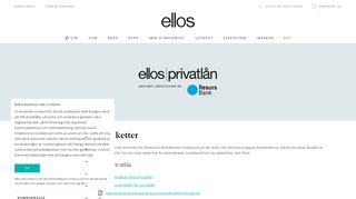 
                            8. Blanketter - Ellos privatlån - Ellos.se