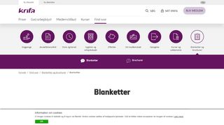 
                            12. Blanketter - Find relevante blanketter online her! - Krifa