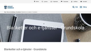 
                            1. Blanketter och e-tjänster - Grundskola - Nässjö kommun