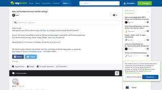 
                            7. Blau.de Kundennummer wieviel stellig? - mydealz.de