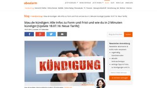 
                            9. blau.de kündigen: Infos zu Form, Frist und wie du in 2 Minuten kündigst