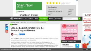 
                            7. Blau.de Login: Schnelle Hilfe bei Anmeldungsproblemen | Freeware.de