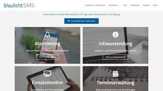 
                            2. blaulichtSMS - Das Alarmierungssystem für Einsatzorganisationen