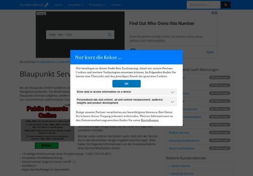 
                            10. BLAUPUNKT Service - Kundendienst-info.de