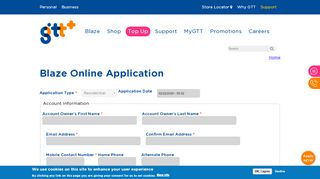 
                            4. Blaze Online Application | GTT