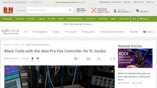 
                            11. Blaze Trails with the Akai Pro Fire Controller for FL Studio | B&H Explora