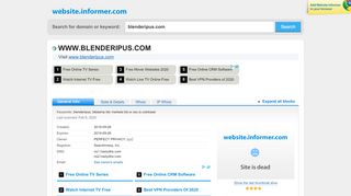 
                            4. blenderipus.com at Website Informer. Visit Blenderipus.