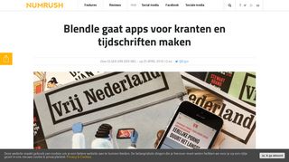 
                            12. Blendle gaat apps voor kranten en tijdschriften maken - Numrush