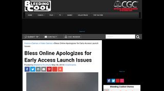 
                            11. Bless Online Apologizes for Early Access Launch Issues - Bleeding Cool