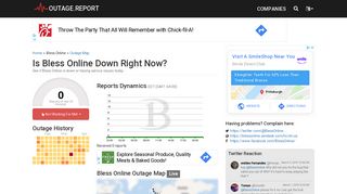 
                            12. Bless Online Servers Down? Service Status, Outage Map, Problems ...