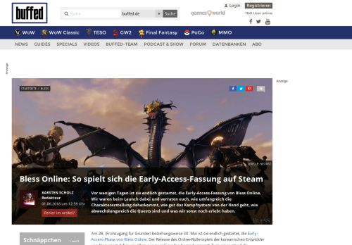 
                            7. Bless Online: So spielt sich die Early-Access-Fassung auf Steam