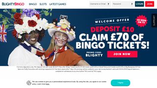 
                            6. Blighty Bingo™ As Seen On TV | Deposit £10 & Play With £80