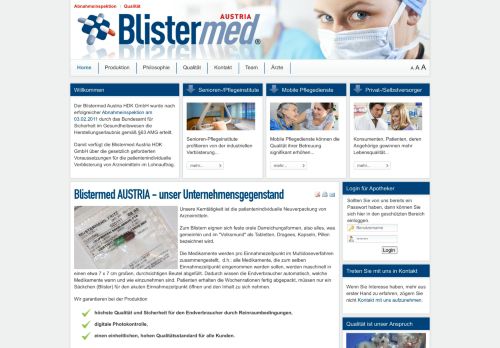 
                            2. Blistermed Austria - Medikamente Verblistern | Einnahmefehler ...