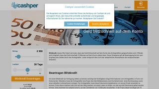 
                            1. Blitzkredit: Bei Cashper bekommen Sie noch heute Kredit