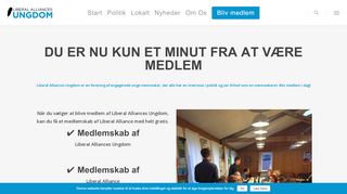 
                            3. Bliv medlem af Liberal Alliances Ungdom - et valg du ikke fortryder