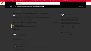 
                            6. Blizzard Account linking with Bungie.net is now available ...