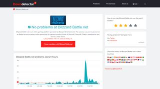 
                            9. Blizzard Battle.net down? Current outages and problems | Downdetector
