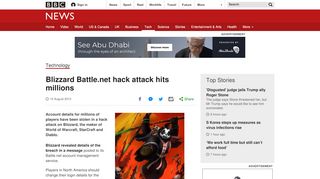 
                            13. Blizzard Battle.net hack attack hits millions - BBC News