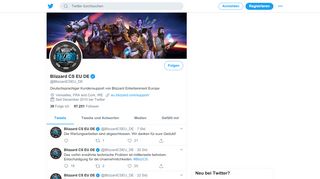 
                            7. Blizzard CS EU DE (@BlizzardCSEU_DE) | Twitter