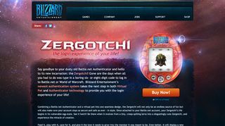 
                            7. Blizzard Entertainment: Games: Zergotchi Authenticator - The login ...
