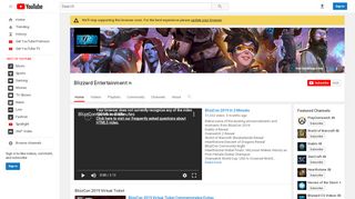 
                            10. Blizzard Entertainment - YouTube