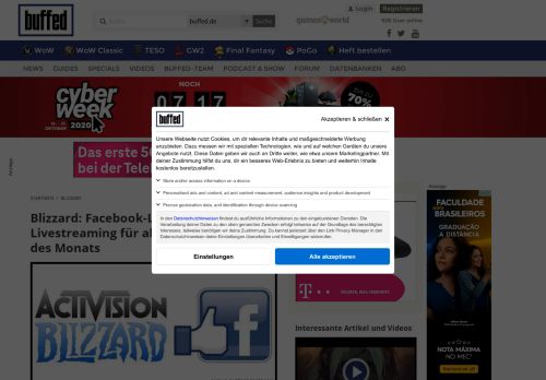 
                            7. Blizzard: Facebook-Login und -Livestreaming für alle Spiele zum ...